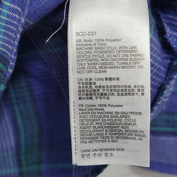 Marmot Button Down Shirt XS Gorpcore Plaid Top 538 - Picture 10 of 12